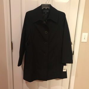 NEW Black Ann Kline Coat, size L